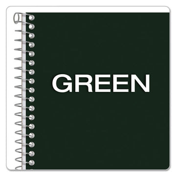 Oxford™ Earthwise By Oxford Recycled One-subject Notebook, Narrow Rule, Green Cover, 8 X 5, 80 Sheets freeshipping - TVN Wholesale